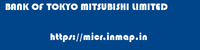 BANK OF TOKYO MITSUBISHI LIMITED       micr code